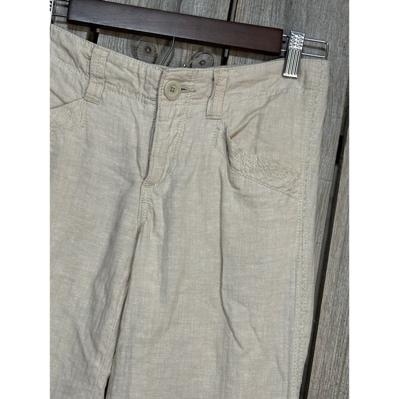 Pilcro and the Letterpress Anthropologie Linen Blend Wide Leg Pants Women's 2 - Picture 3 of 10